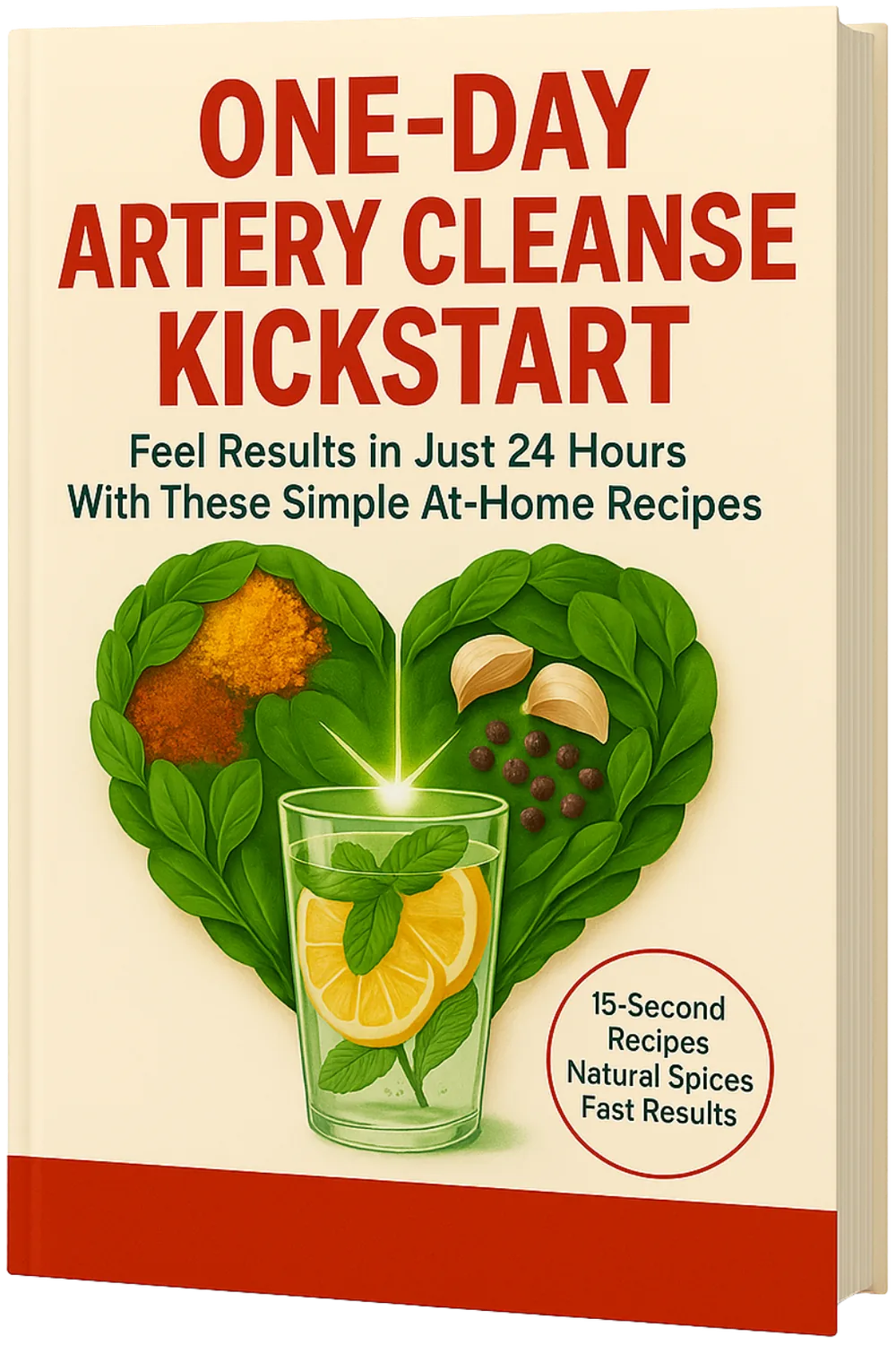Full cover of the One-Day Artery Cleanse Kickstart bonus guide