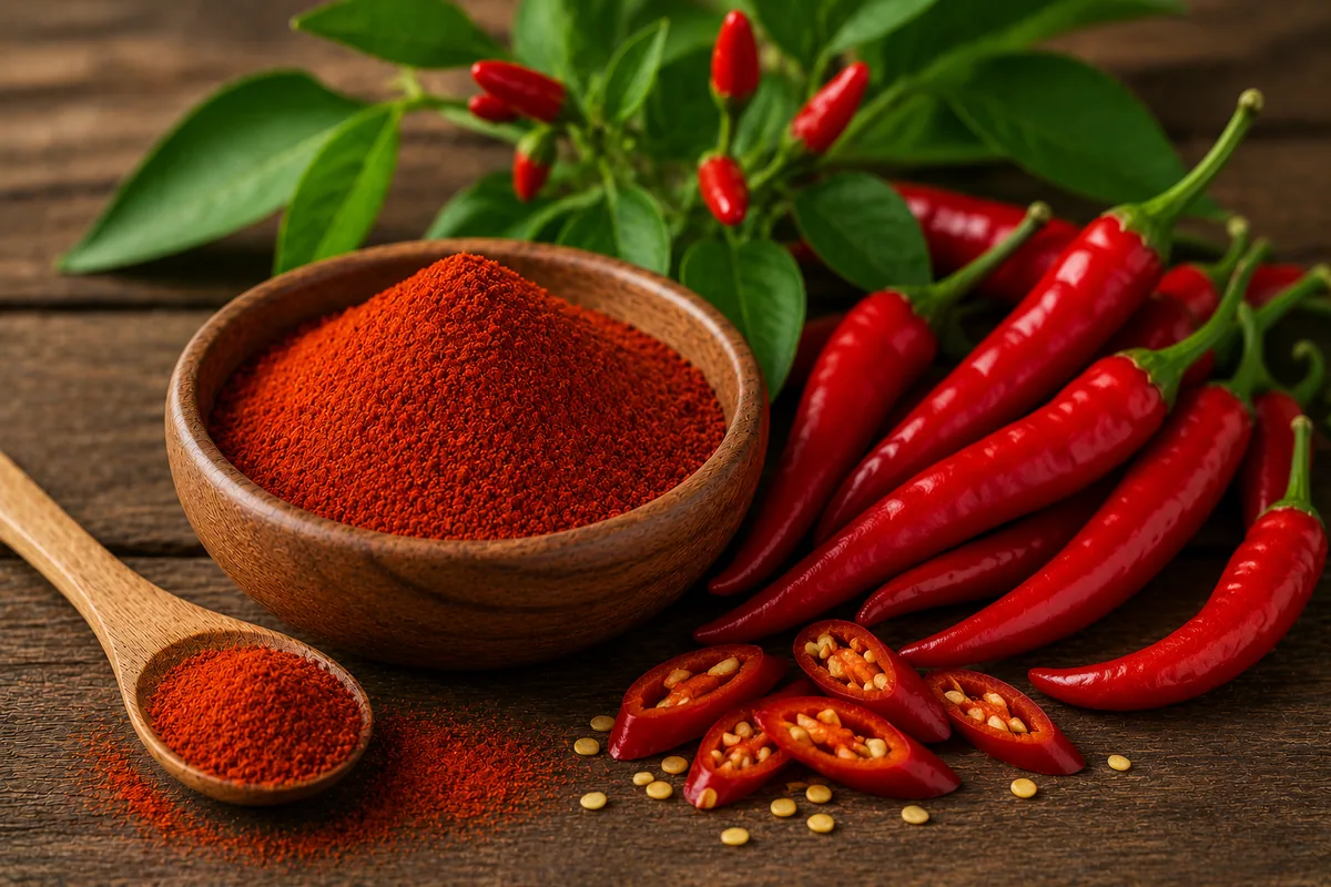 Cayenne peppers, a botanical listed in ColestZen