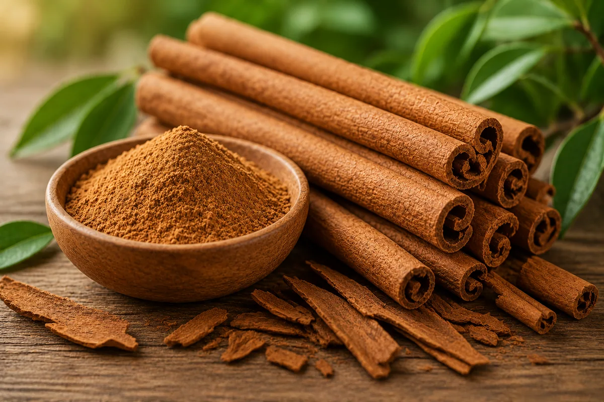 Cinnamon bark, a botanical listed in ColestZen
