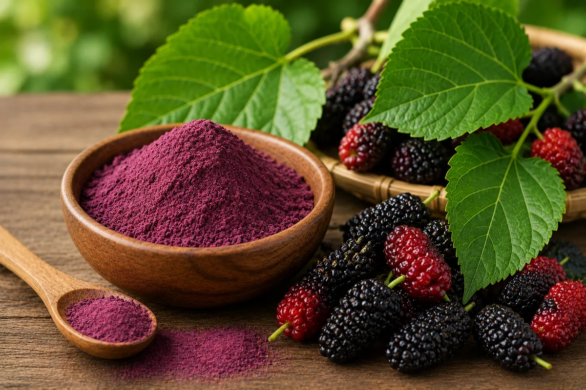 Mulberry fruit, a botanical listed in ColestZen